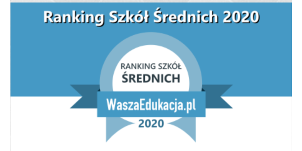 I miejsce II LO w najnowszym rankingu szkół średnich