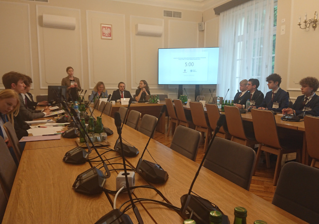 Uczniowie II LO podczas Debat Historycznych