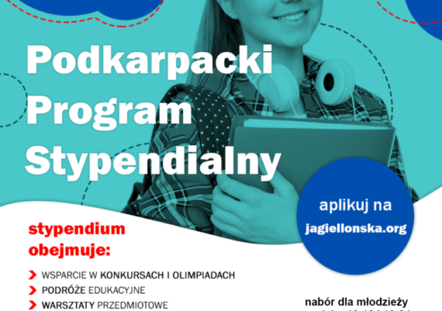 Stypendia w ramach Podkarpackiego Programu Stypendialnego